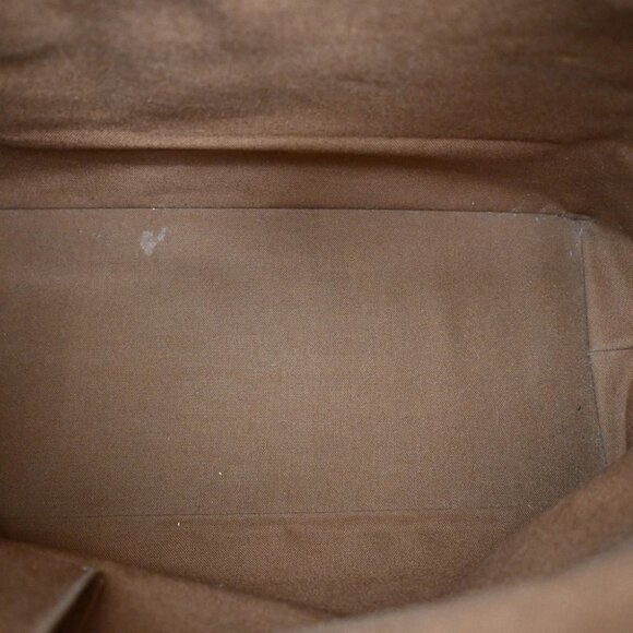 LOUIS VUITTON Cabas Mezzo Shoulder Bag Monogram Leather Brown - Picture 11 of 16